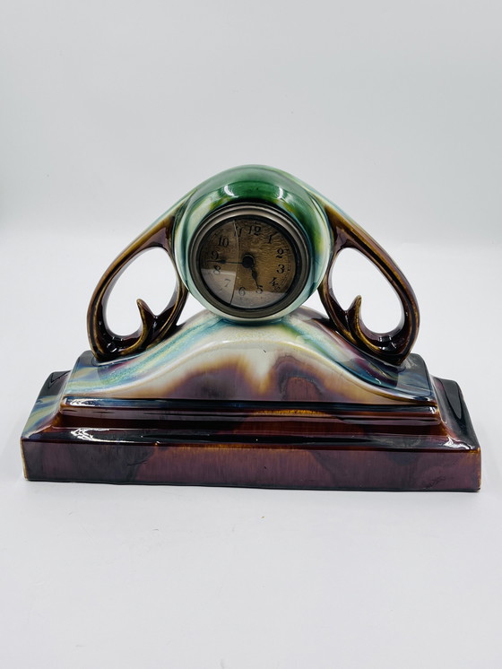 Image 1 of Lot De 8 Horloges Et Céramique Art Déco De Thulin