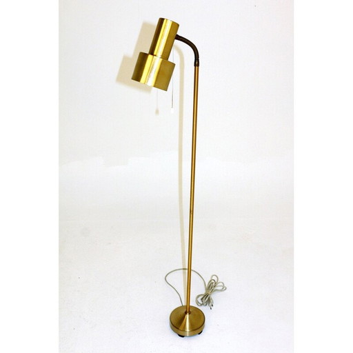 Lampadaire vintage en métal articulé, Suède 1970