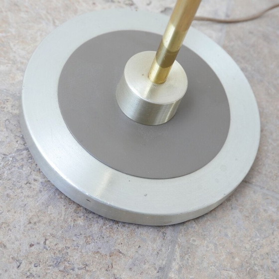 Image 1 of Paire de lampadaires vintage en laiton, Suède 1960