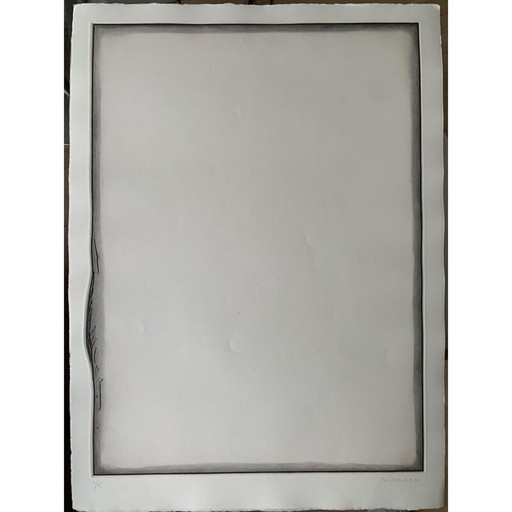 Gravure à l'eau-forte sur papier margenes 7 par Erwin Bechtold, 1977