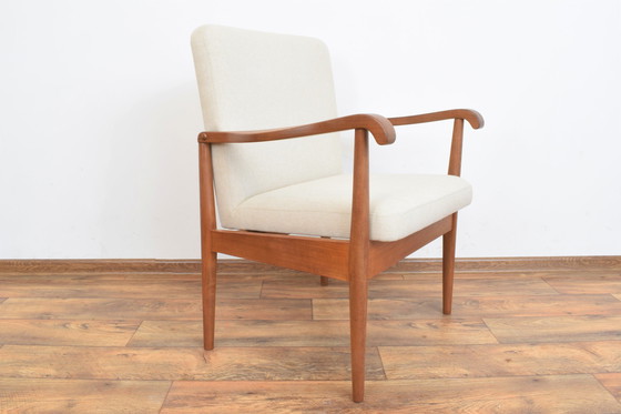 Image 1 of Fauteuil en teck danois du Mid Century, années 1950.