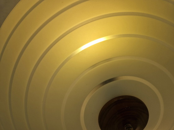 Image 1 of Lampe vintage en teck et verre