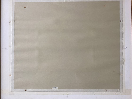 Image 1 of 2 Gravures / Eaux-fortes / Lithos anciennes en couleur dans un cadre