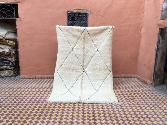 Image 1 of Tapis Beni Ouarain Berbère Marocain 240 X 161 Cm