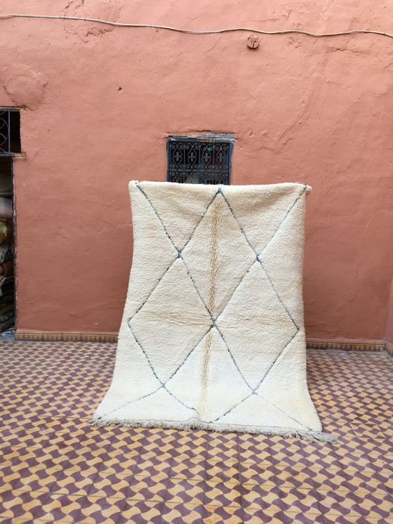 Image 1 of Tapis Beni Ouarain Berbère Marocain 240 X 161 Cm