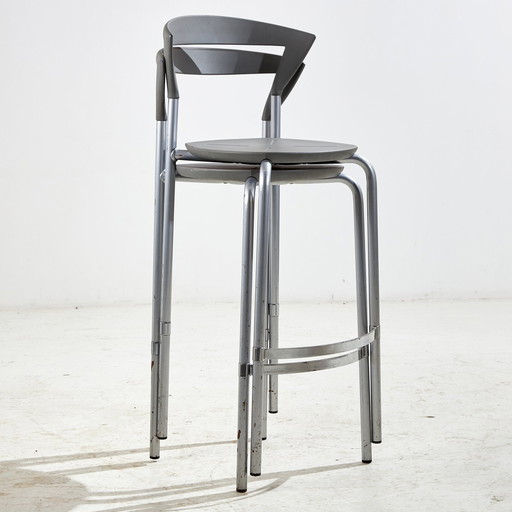 Opus Bar Stool By Pelikan Design For Bent Krogh, Set Of 2