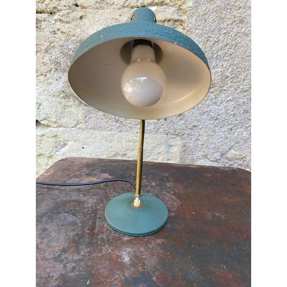 Image 1 of Lampe burerau verte vintage, 1960