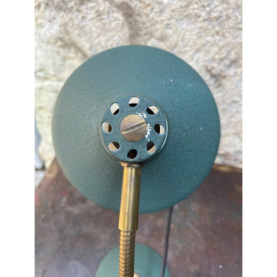 Image 1 of Lampe burerau verte vintage, 1960