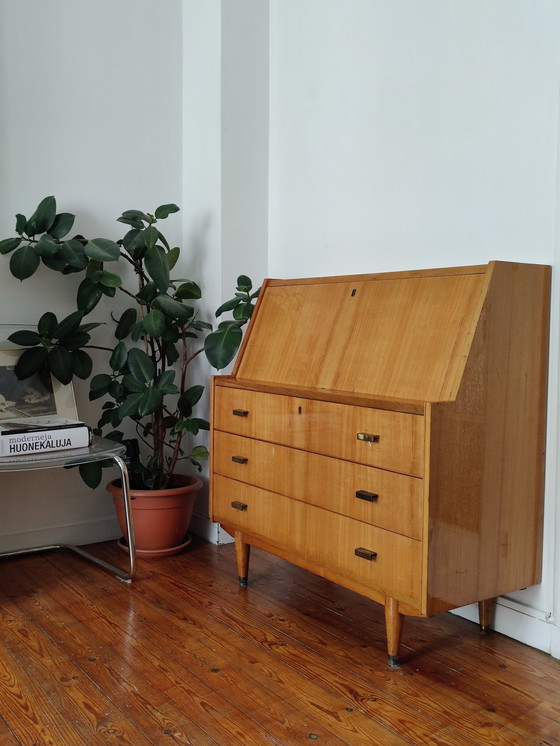 Image 1 of Bureau secrétaire Mid Century