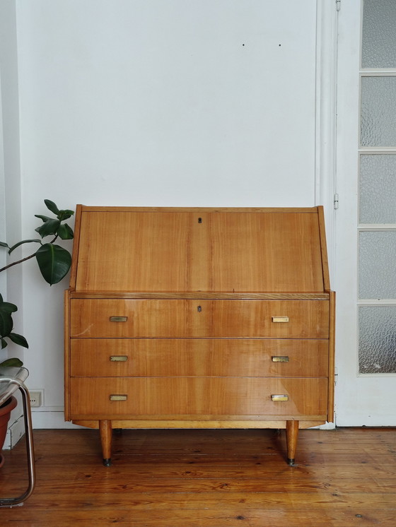 Image 1 of Bureau secrétaire Mid Century