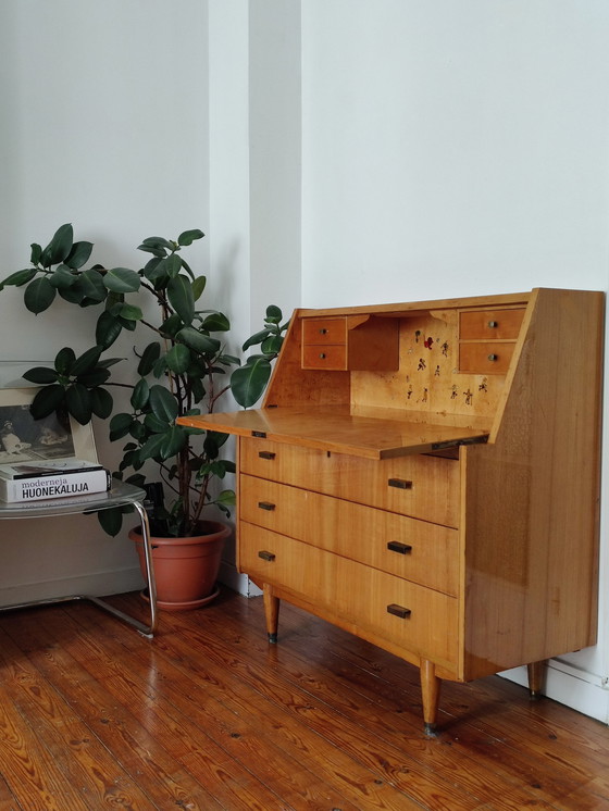 Image 1 of Bureau secrétaire Mid Century