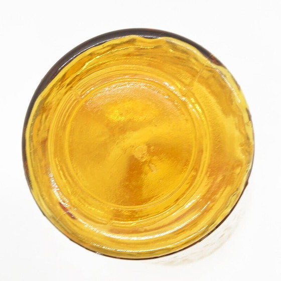 Image 1 of Vase vintage en verre miel pour Hirschberg, Allemagne 1970