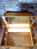 Coiffeuse vintage avec miroir, années 1960