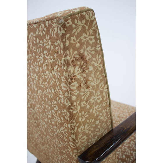 Image 1 of Ensemble de 2 fauteuils Art Déco vintage par Jindrich Halabala, 1940s