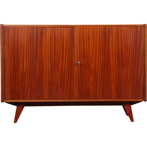 Commode vintage modèle U-450 en placage d'acajou par Jiroutek pour Interier Praha, Tchécoslovaquie 1960