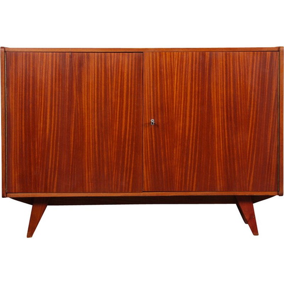 Image 1 of Commode vintage modèle U-450 en placage d'acajou par Jiroutek pour Interier Praha, Tchécoslovaquie 1960