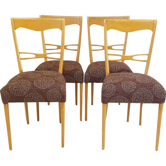 Image 1 of Ensemble de 4 chaises vintage scandinaves