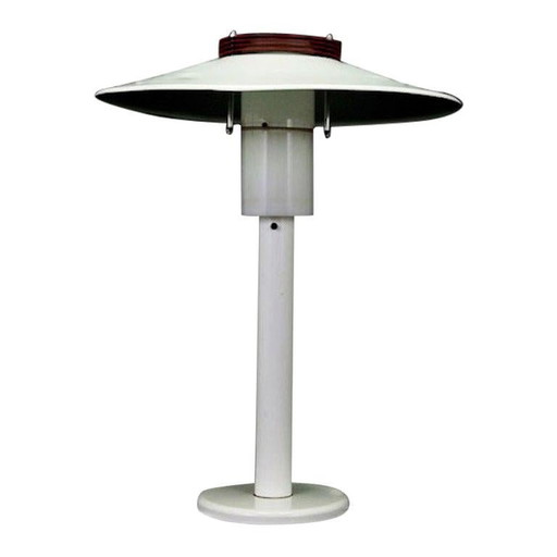 Lampe de chevet blanche, Design danois, 1960S, Production : Danemark