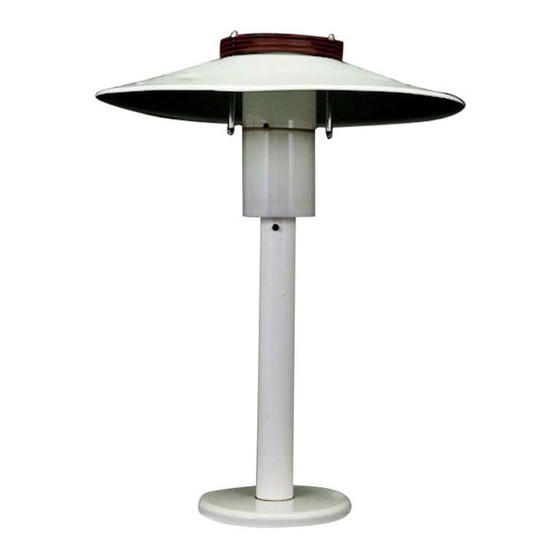 Image 1 of Lampe de chevet blanche, Design danois, 1960S, Production : Danemark