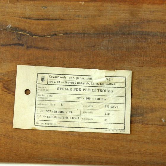 Image 1 of Table d'appoint vintage en tuyaux courbés, Tchécoslovaquie 1960
