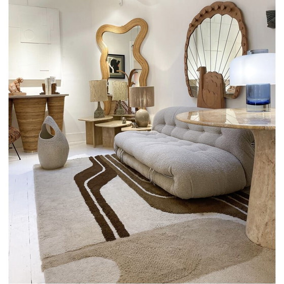 Image 1 of Canapé "Soriana" du milieu du siècle par Afra & Tobia Scarpa pour Cassina, Italie, années 1970