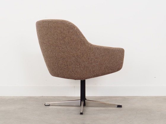 Image 1 of Fauteuil brun, Design danois, 1970S, Production : Danemark