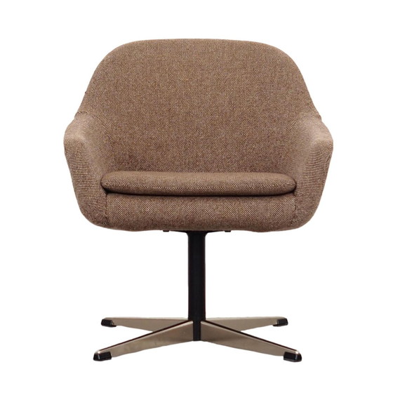 Image 1 of Fauteuil brun, Design danois, 1970S, Production : Danemark