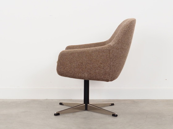 Image 1 of Fauteuil brun, Design danois, 1970S, Production : Danemark