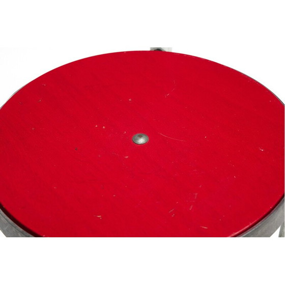 Image 1 of Chaises industrielles vintage en bois, années 1940