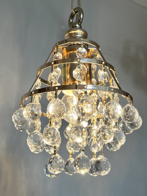 Ensemble de 2 lampes pendantes en cristal Swarovski Chandeliers