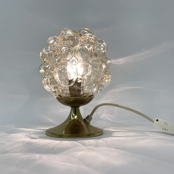 Image 1 of Lampe de table vintage en verre par Helena Tynell, Allemagne 1970