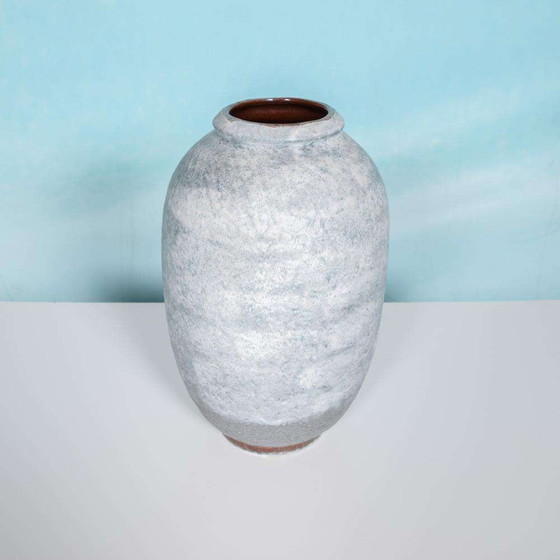 Image 1 of Vase vintage bleu clair Scheurich 185-39, vase japonais des années 60