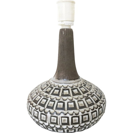 Image 1 of Base de lampe scandinave vintage en céramique, 1960-1970