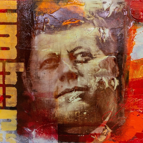Image 1 of Claus Costa Peinture Pop Art J.F. Kennedy