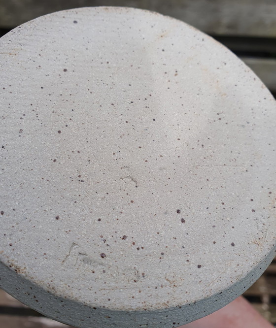 Image 1 of Vase bouteille vintage en céramique