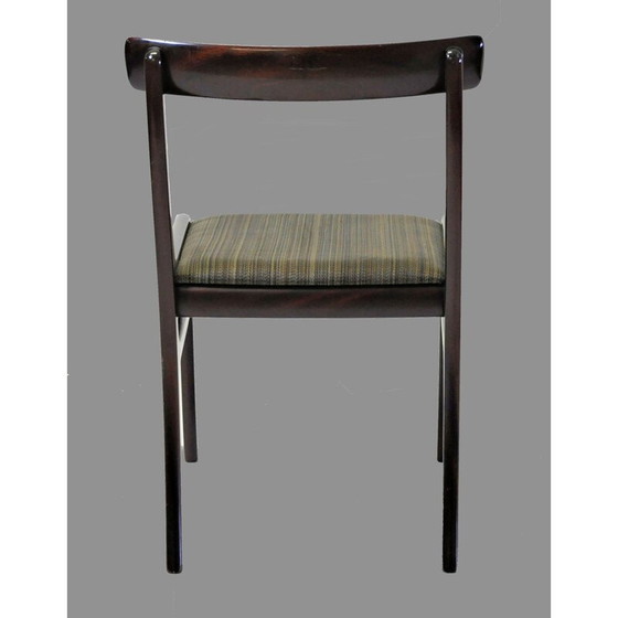 Image 1 of Ensemble vintage de 12 chaises de salle à manger en acajou
