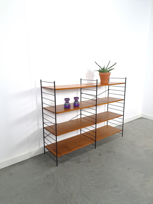 Design Whb Teak Modular Standing Wall Rack, Wall System