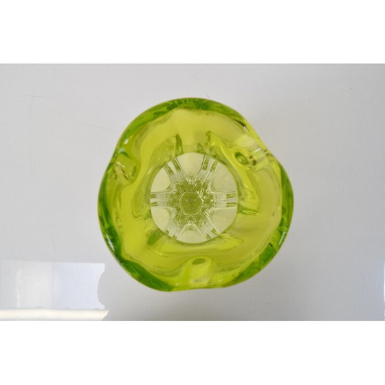 Image 1 of Vase vintage en verre d'art par Josef Hospodka, Tchécoslovaquie, années 1960