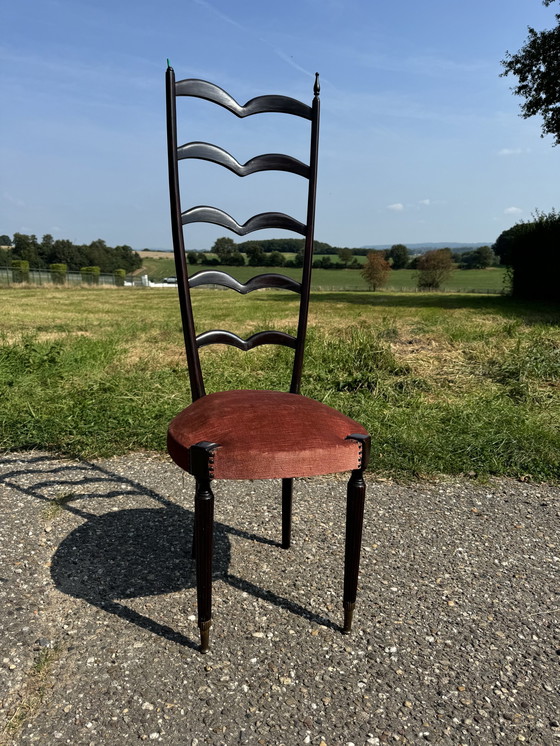 Image 1 of Chaise à échelle Paolo Buffa