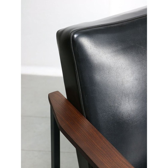 Image 1 of Fauteuil Bauhaus noir vintage, 1970