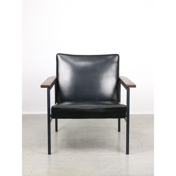 Image 1 of Fauteuil Bauhaus noir vintage, 1970