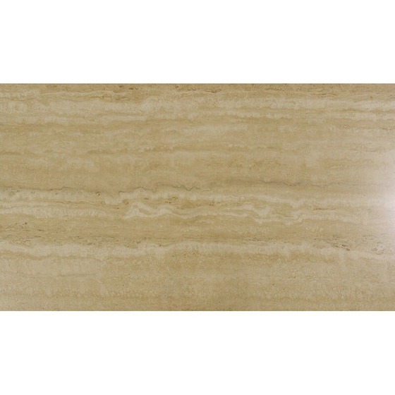 Image 1 of Table basse vintage en travertin et verre, 1970