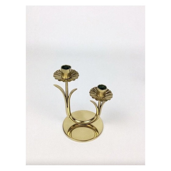 Image 1 of Paire de bougeoirs vintage par Gunnar Ander pour Ystad-Metall, Suède