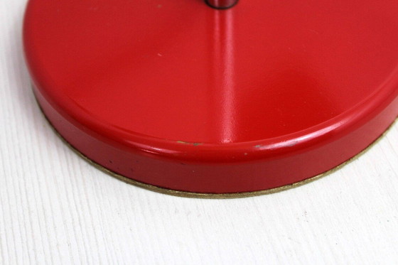 Image 1 of Lampe de bureau en métal rouge des années 70