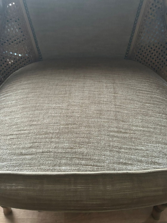 Image 1 of Fauteuil en faux bambou Giorgetti Style