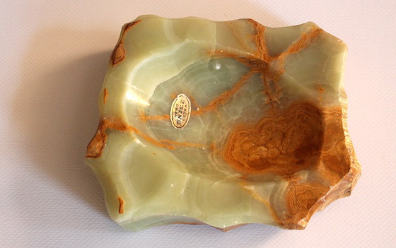 Image 1 of Cendrier en onyx, fait main en Italie, Vintage