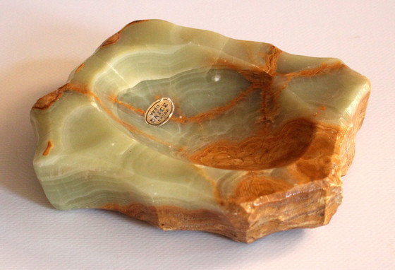 Image 1 of Cendrier en onyx, fait main en Italie, Vintage