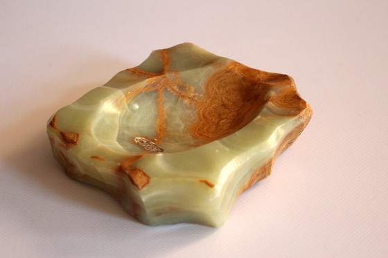 Image 1 of Cendrier en onyx, fait main en Italie, Vintage