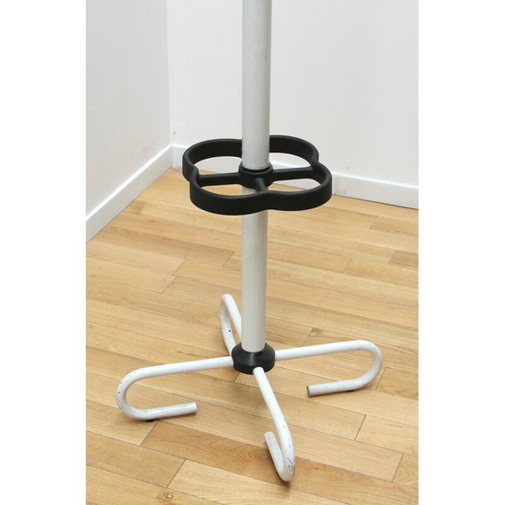 Image 1 of Porte-manteau vintage en métal avec porte-parapluie