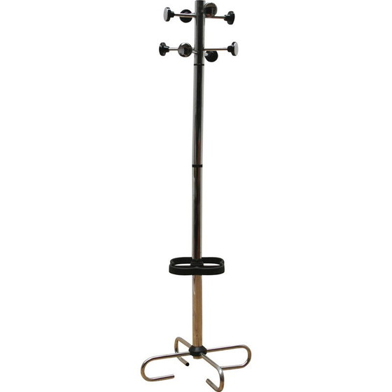 Image 1 of Porte-manteau vintage en métal avec porte-parapluie